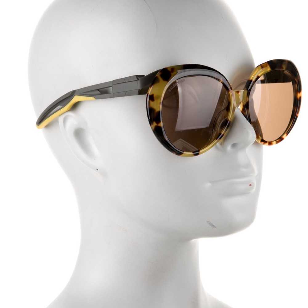 Balenciaga Hybrid Butterfly Havana Sunglasses